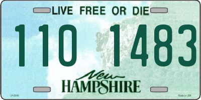 NH license plate 1101483