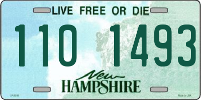 NH license plate 1101493