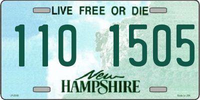 NH license plate 1101505
