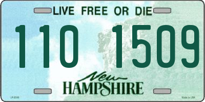 NH license plate 1101509