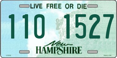 NH license plate 1101527