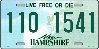 NH license plate 1101541