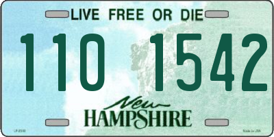 NH license plate 1101542