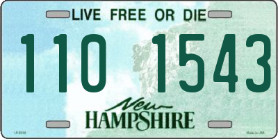 NH license plate 1101543