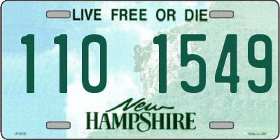 NH license plate 1101549