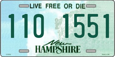 NH license plate 1101551