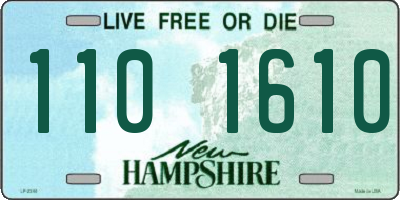 NH license plate 1101610