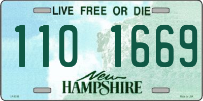 NH license plate 1101669