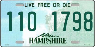 NH license plate 1101798