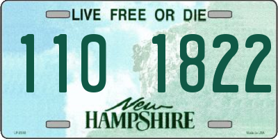 NH license plate 1101822