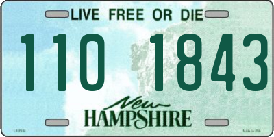 NH license plate 1101843