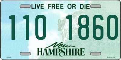 NH license plate 1101860