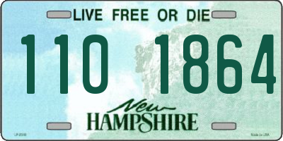 NH license plate 1101864