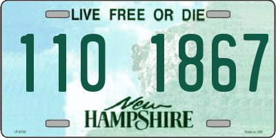 NH license plate 1101867
