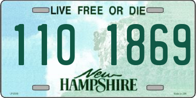 NH license plate 1101869