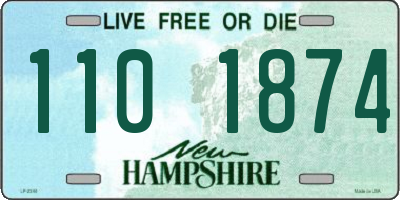 NH license plate 1101874