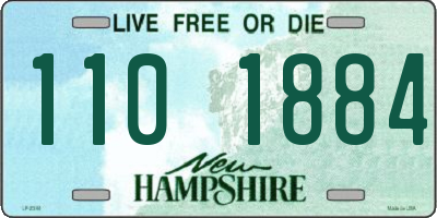 NH license plate 1101884