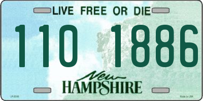 NH license plate 1101886