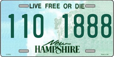 NH license plate 1101888