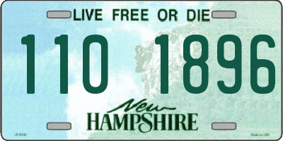 NH license plate 1101896