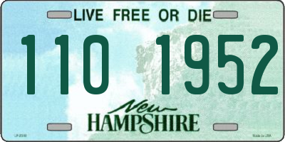 NH license plate 1101952