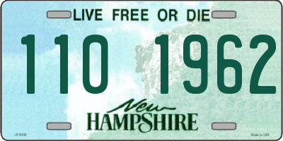 NH license plate 1101962