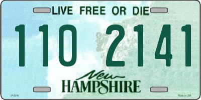 NH license plate 1102141
