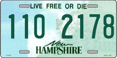 NH license plate 1102178