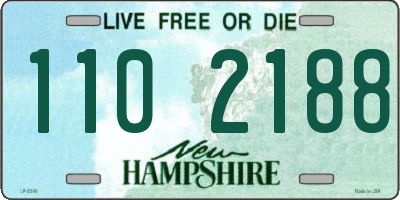 NH license plate 1102188