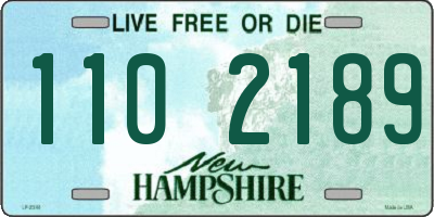 NH license plate 1102189