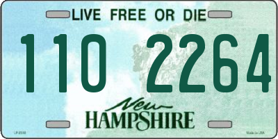 NH license plate 1102264