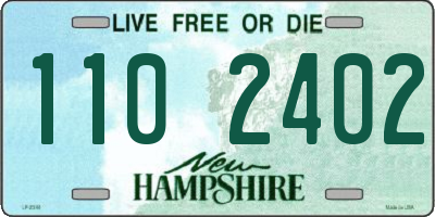 NH license plate 1102402