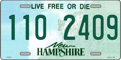 NH license plate 1102409