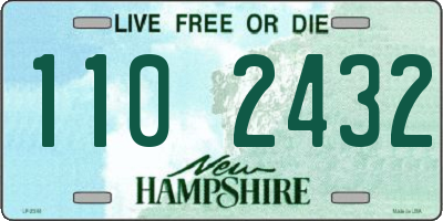 NH license plate 1102432