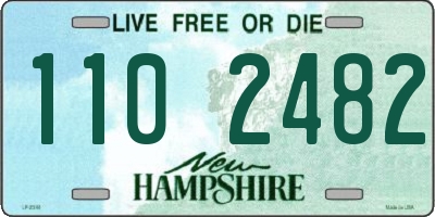 NH license plate 1102482