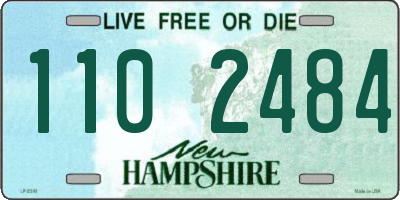 NH license plate 1102484