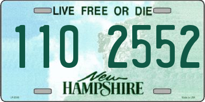 NH license plate 1102552