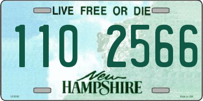 NH license plate 1102566