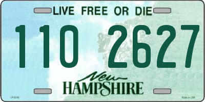 NH license plate 1102627