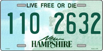 NH license plate 1102632