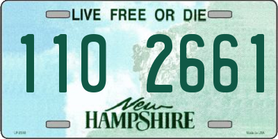 NH license plate 1102661