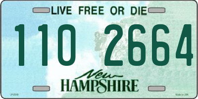NH license plate 1102664
