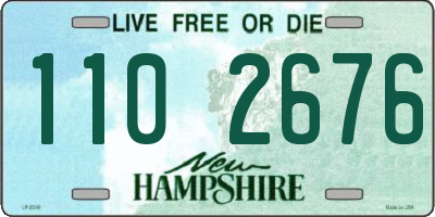 NH license plate 1102676
