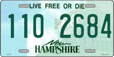 NH license plate 1102684