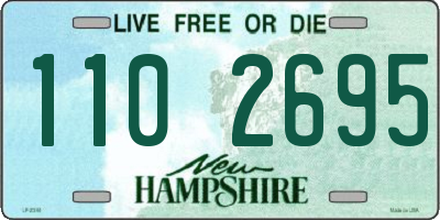 NH license plate 1102695