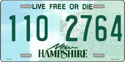NH license plate 1102764