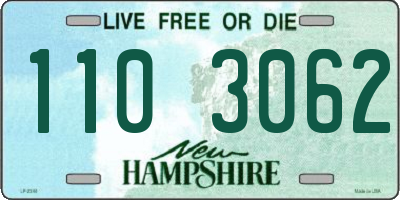 NH license plate 1103062