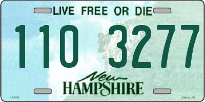 NH license plate 1103277
