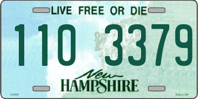 NH license plate 1103379