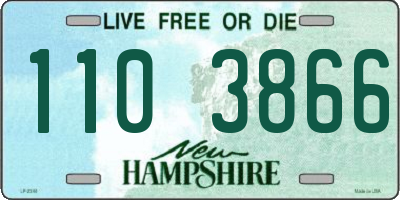 NH license plate 1103866